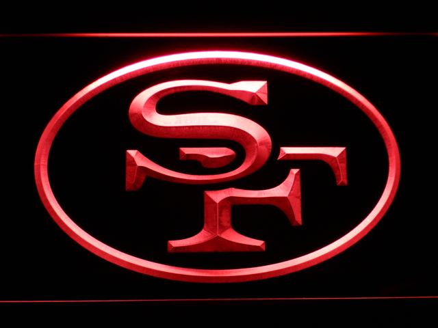 San Francisco 49ers 1968-1995 Logo LED Neon Sign - Legacy 