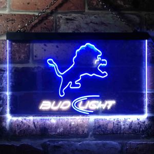 Detroit Lions EST 1934 Neon-Like LED Sign