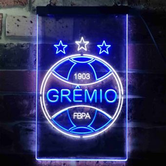 Gremio Foot Ball Porto Alegrense Soccer Sports Neon Like Led Signs Fansignstime