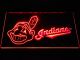Cleveland Indians Wahoo Wordmark LED Neon Sign