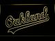 Oakland Athletics Oakland Wordmark LED Neon Sign