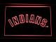Cleveland Indians Text LED Neon Sign