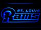 Los Angeles Rams 2000-2015 Text LED Neon Sign - Legacy Edition