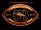 Denver Broncos 50th Anniversary LED Neon Sign - Legacy Edition