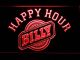 Billy Beer Happy Hour LED Neon Sign