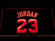 Chicago Bulls Jordan 23 LED Neon Sign