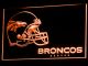 Denver Broncos Helmet LED Neon Sign