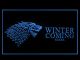 Game of Thrones Stark Winter is Coming 2 LED Neon Sign