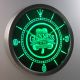 Guinness 1759 Shamrock LED Neon Wall Clock