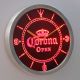 Corona Open LED Neon Wall Clock