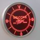 Miller It's Miller Time Welcome LED Neon Wall Clock