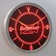 Budweiser King of Beers LED Neon Wall Clock