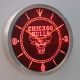Chicago Bulls LED Neon Wall Clock