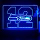 Seattle Seahawks 12th man LED Desk Light