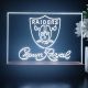 Las Vegas Raiders Crown Royal LED Desk Light