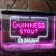 Guinness Stout On Draught Neon-Like LED Sign
