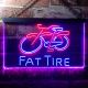 Fat Tire Bicycle Logo Neon-Like LED Sign