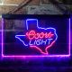 Coors Light Texas Map Neon-Like LED Sign