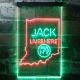 Jack Daniel's Jack Lives Here - Indiana Neon-Like LED Sign