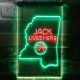 Jack Daniel's Jack Lives Here - Mississippi Neon-Like LED Sign