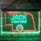 Jack Daniel's Jack Lives Here - Nebraska Neon-Like LED Sign