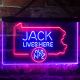 Jack Daniel's Jack Lives Here - Pennsylvania Neon-Like LED Sign