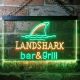 Landshark Lager - Bar and Grill Sharkfin Neon-Like LED Sign