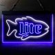Miller Lite Fish Neon-Like LED Sign