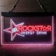 Rockstar Energy Drink RR Logo 2 Neon-Like LED Sign