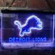 Detroit Lions Neon-Like LED Sign