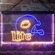 Chicago Bears  Helmet Miller Lite Neon-Like LED Sign