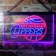 Los Angeles Clippers Logo Neon-Like LED Sign - Legacy Edition