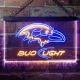 Baltimore Ravens Bud Light Neon-Like LED Sign