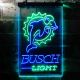Miami Dolphins Busch Light Neon-Like LED Sign