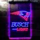 New England Patriots Busch Light Neon-Like LED Sign