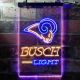 Los Angeles Rams Busch Light Neon-Like LED Sign