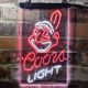 Cleveland Indians Coors Light Neon-Like LED Sign - Legacy Edition