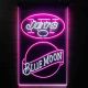 New York Jets Blue Moon Neon-Like LED Sign