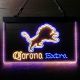 Detroit Lions Corona Extra Neon-Like LED Sign