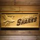 San Jose Sharks Wood Sign - Legacy Edition