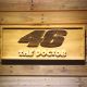 Valentino Rossi 46 The Doctor Wood Sign