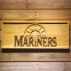 Seattle Mariners 6 Wood Sign