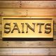New Orleans Saints Text Wood Sign