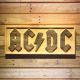 AC/DC Let There Be Rock Wood Sign