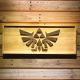 The Legend of Zelda Triforce Wood Sign
