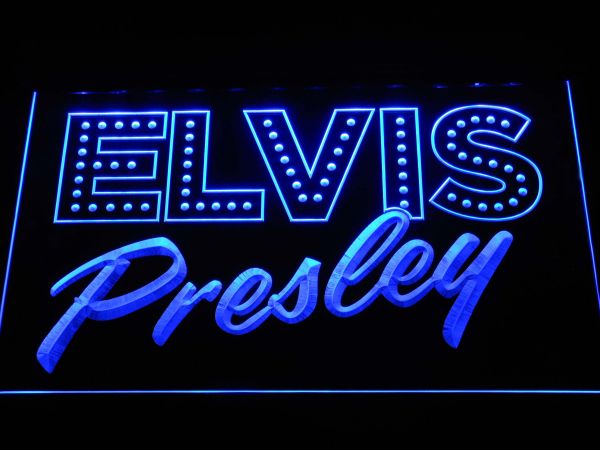 Elvis Presley Old School LED Neon Sign