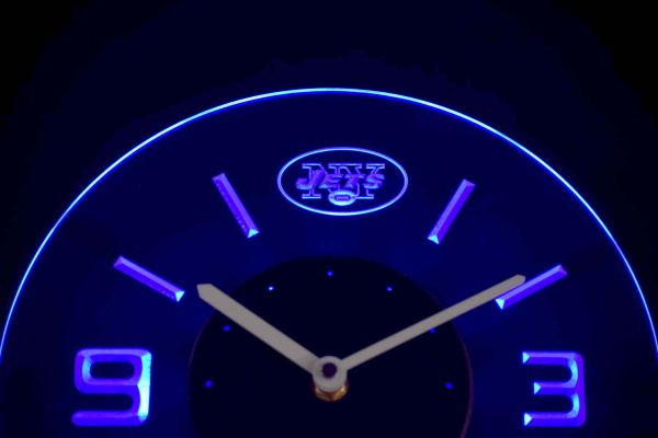 New York Jets Modern LED Neon Wall Clock