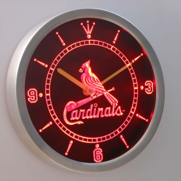 St. Louis Cardinals Solid Digital Desk Clock 