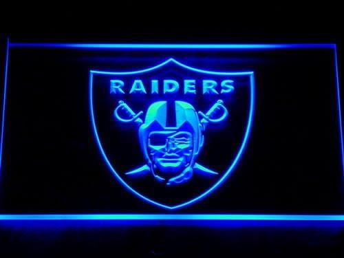Las Vegas Raiders Logo 3D LED 16"x16" Neon Sign Light