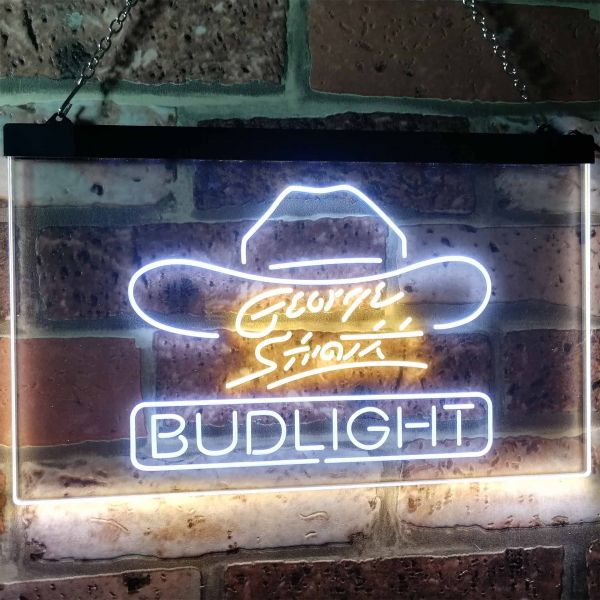 Bud Light George Strait Neon-Like LED Sign